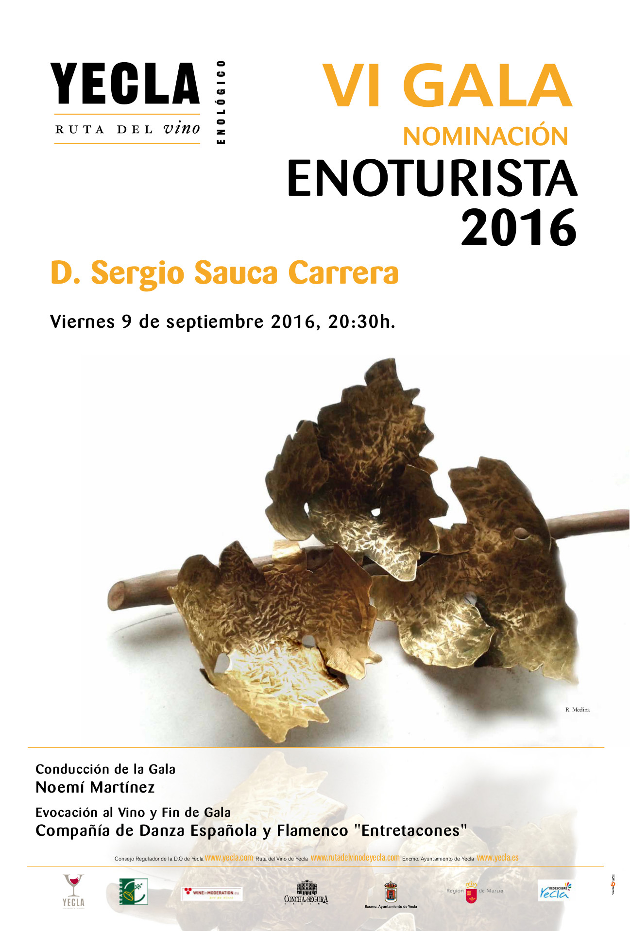 Cartel gala Enoturista 2016