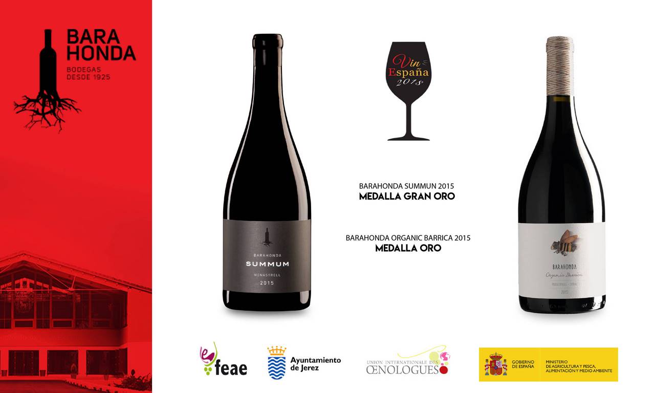 Los vinos Summun 2015 y Organic Barrica 2015 premiados en Vinespaña 2018