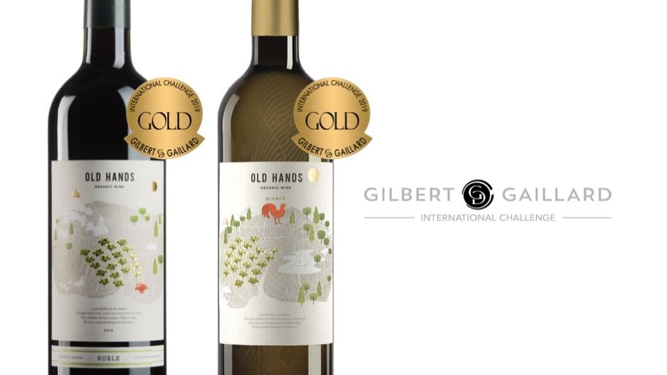 Old Hands Roble 2017 y Old Hands Sauvignon Blanc 2018 han sido galardonados con dos  medallas de oro, en el concurso Gilbert & Gaillard International Challenge.
