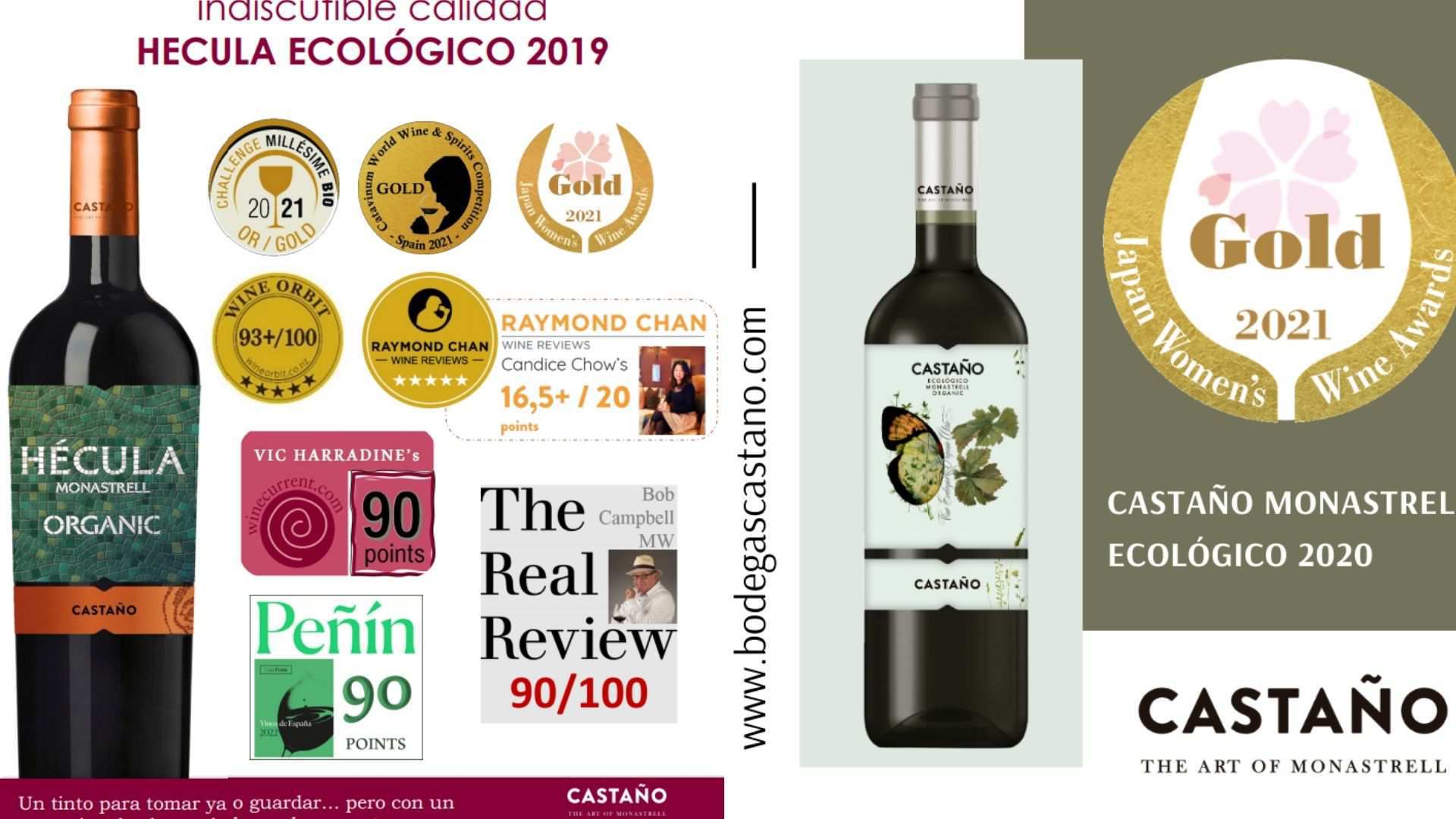 Bodegas Castaño recoge grandes premios por sus vinos ecológicos
