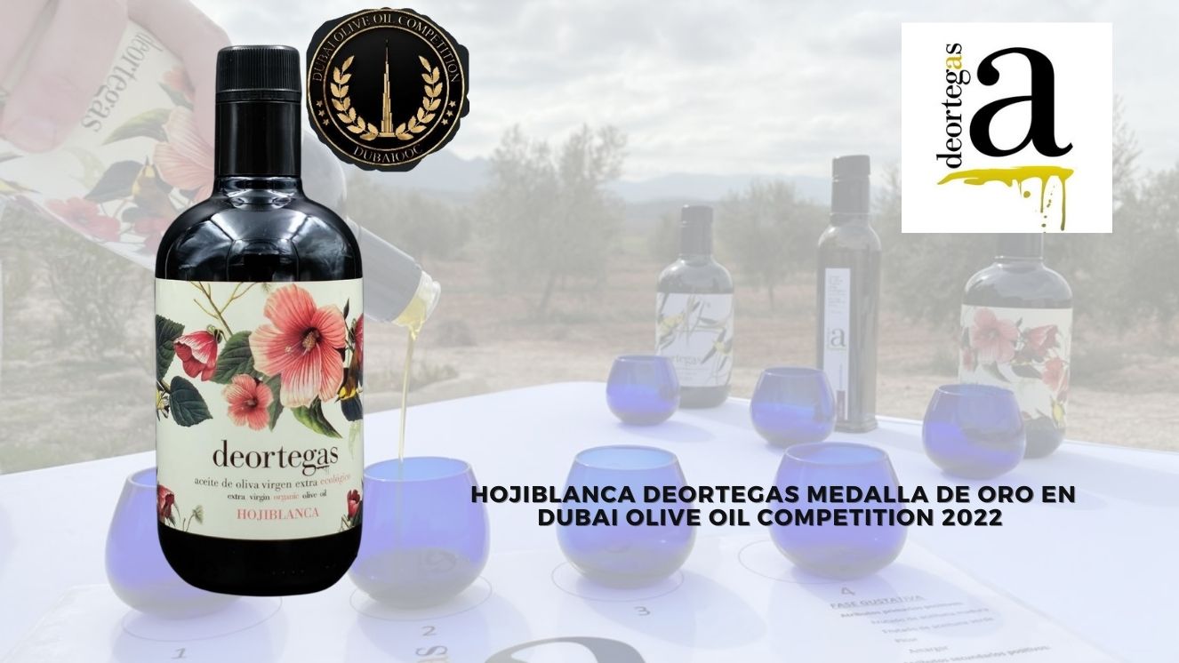 Hojiblanca Deortegas medalla de oro en Dubai Olive Oil Competition 2022 